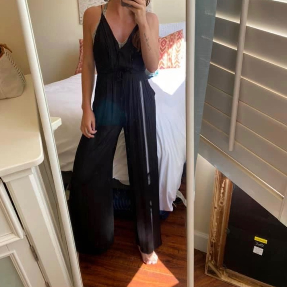 Long black jumpsuit
